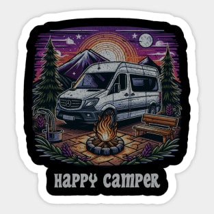 Happy camper sprinter van conversion Sticker